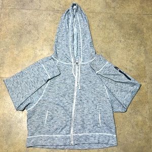 I am selling a Victoria secret jacket. Size: Small. Has pockets. 2small stains